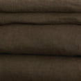 thumbnail image 2 of Sonoma Cotton Rich Sheet Set King Bed Sheets, Chocolate Brown, 2 of 5