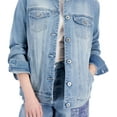 thumbnail image 3 of Style & Co Denim Trucker Jacket Bandana Roses XL, 3 of 3