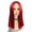 Short, variant on Rongking Red Halloween Christmas Costume Wig, with Adjustable for Child 1 Pack