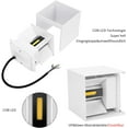 thumbnail image 4 of BAMAIA Modern LED Wall Sconces 12W Warm White IP65 Waterproof 2 Pieces, 4 of 7