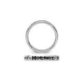 thumbnail image 2 of Sterling Silver Black Enameled Mother Band Ring, 2 of 5