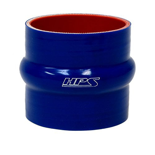 Blue 4 Length 50 PSI Maximum Pressure HPS HTSHC-300-L4-BLUE Silicone High Temperature 4-ply Reinforced Straight Hump Coupler Hose 3 ID 