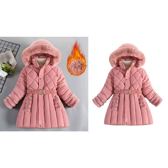 Boys Winter Coats,Kids Puffer Coat Mid-Length Heavyweight with Lined Hooded Warm and Windproof Toddler Jacket Boys Size 3-4 Years Winter Coat