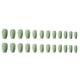 thumbnail image 5 of 24 pegatinas para decoración de uñas esmeriladas a la moda, pegatinas creativas para uñas, decoración de manicura, pegatinas para uñas para mujeres y niñas (gris verde, 24 unidades por juego), 5 of 5
