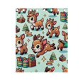 thumbnail image 4 of Cartoon Deers Gifts Blackout Curtain Panels 63x55in Drapes Privacy Assured for Living room Bedroom Bathroom 2 panels set, 4 of 5