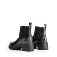 thumbnail image 3 of BURUDANI Women’s Elastic Chelsea Ankle Boots Platform Low Chunky Heel Lug Sole Heeled Booties, 3 of 6