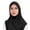 Black, variant on Hire Band Elegant Chiffon Pearl Scarf Wrap Shawl For Summer Lightweight Fashion Versatile Headband Neckwear, Size A