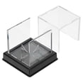 thumbnail image 4 of Uxcell 2pcs Caja de Exhibición de Béisbol con Base de Madera Cubo de Acrílico Transparente para Sostener, 4 of 5