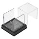 thumbnail image 4 of Uxcell 2pcs Caja de Exhibición de Béisbol con Base de Madera Cubo de Acrílico Transparente para Sostener, 4 of 5