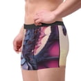 thumbnail image 5 of Salouo Dragon Print Men's Boxer Briefs,Breathable Underwear Elastic Waistband Briefs for Men -Large, 5 of 8