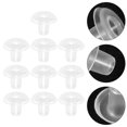 thumbnail image 4 of Miangastore Crochets de Rideau à Pompons Blancs pour Usage Domestique Durables et Robustes avec Surface Lisse 10 Pcs, 4 of 8