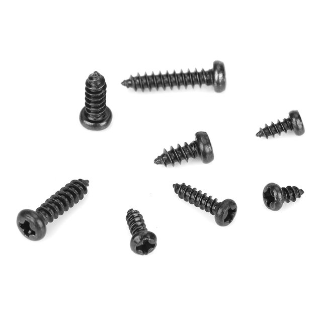 JUEGO DE TORNILOS AUTORCANTES DE ACERO INOXIDABLE, 400 PIZAS DE TORNILLOS CRuzados de Cabeza Plana de Alta Dureza Con Estuche de Plásstico para Madera, Metal Blando y Más