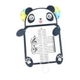 thumbnail image 3 of Tablero de lectura musical, tablero de práctica móvil, portátil, creativo, reutilizable Forma de panda, 3 of 9