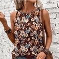 thumbnail image 5 of Mareep Blouses Sans Manches pour Femmes P-2TG Mode T-shirt Sans Manches à Col Rond Décontracté pour Femmes Haut d'Été, 5 of 5