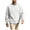 Silver, variant on FSYBOA Men's Crew Neck Sweatshirt Size 2XL, Casual Fall Fleece Long Sleeve Men's Pullover Tops Black