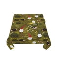 thumbnail image 5 of Wukai Gnomes Playing in the Garden Waterproof Tablecloth for Kitchen Dining, Fits Square Tables for 2-4 Seats -60"x60", 5 of 7