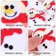thumbnail image 3 of GOOHOCHY 10 parches bordados navideños de muñeco de nieve (blancos), 3 of 7
