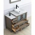 thumbnail image 5 of Vanity Art 42" Single Sink Freestanding Bathroom Vanity Set with Engineered Marble Top and Mirror, 5 of 10