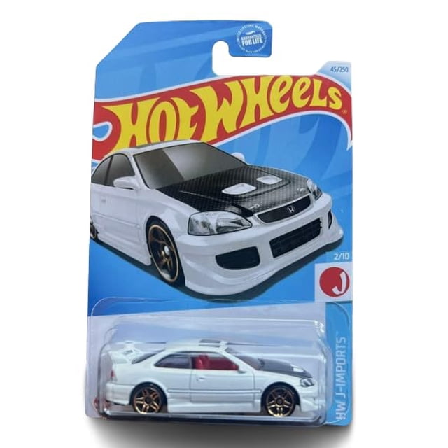 Auto Coleccionable Hot Wheels Honda Civic Si 1:64 Blanco
