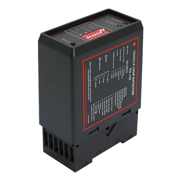 de bucle de vehículo Accesorios universales Inductivo de un solo canal para control de tráfico de puerta Control de acceso a estacionamiento Cola Detector de vehículos