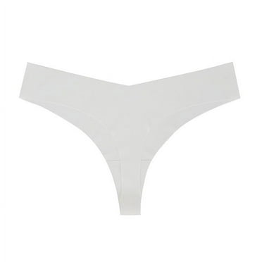 Nvzi Women’s Seamless Underwears Panties Sexy Lace Hipster Bikini Thong Briefs Panty Underwear for Women,3pcs(White,L)
