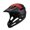 black red, variant on S SERENABLE Full Face Bike Helmet Hat Downhill Protective Helmets Cycling Helmet black blue