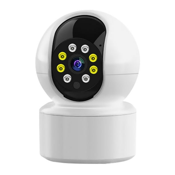 Cámaras de seguridad para interiores Pisexur Electronics para hombres, WiFi de 2,4 GHz, domo de 1080P, visión 360° y detección de movimiento, para niños y adultos.