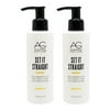 AG Hair Set It Straight Argan Straightening Lotion 5 oz - 2 PACK!!