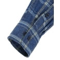 thumbnail image 4 of Onimisc Mens Flannel Shirt Long Sleeve Plaid Flannel Shirt for Men Casual Button Down Shirts Regular Fit, 4 of 6