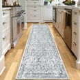 thumbnail image 4 of Ileading 2'6''x 8' Boho Runner Rug, Non Slip Washable Shaggy Soft Carpet Area Rug for Hallways Entryway Bedroom, 4 of 15