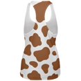 thumbnail image 2 of Halloween Costume Brown Spot Cow All Over Womens Work Out Tank Top Multi MD, 2 of 2