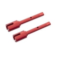 thumbnail image 2 of Juego de 2 copas de eje central CNC compatibles con Tamiya TT02 1/10 RC para coche de carretera. rojo, 2 of 3
