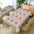 thumbnail image 2 of Vintage Light Sky Blue Floral Rectangle Tablecloth,Waterproof Stain Resistant Table Cover for Holiday Kitchen Dining Room Decor,60x102 Inch, 2 of 7