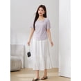 thumbnail image 3 of Pleated waist tencel cotton top, 3 of 7