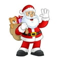 thumbnail image 2 of Santa Claus Character Vector Wall Decal Wallmonkeys Peel and Stick Holiday Graphics (48 in H x 48 in W) WM502547, 2 of 4