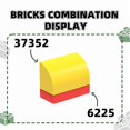 thumbnail image 2 of 3023 100g/313PCS Plate 1x2 Low Building Blocks Moc Parts Compatible with Base Bricks Assembly Children Educational Toys about 588pcs 80.TR-Medium Bl|https://ae01.alicdn.com/kf/Sda0159404bdc4642b22c7be, 2 of 5