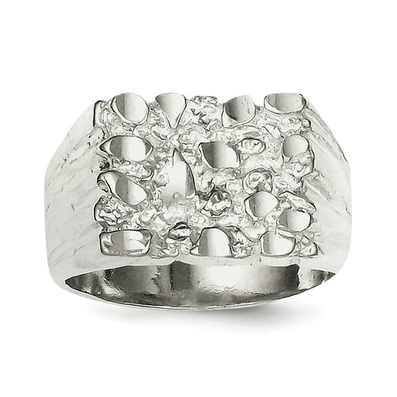 Sterling Silver Nugget Ring