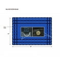 thumbnail image 3 of 16' x 18' Flatbed Trailer 14 Oz Lightweight Steel Tarp with 4 FT Drop - Heavy Duty Blue Vinyl Waterproof Tarp for Truck/Trailers to Protect Cargo from Wind, Rain, Snow and Sun, 3 of 7