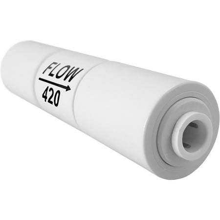

Reverse Osmosis Flow Restrictor with Quick Connect Fitting 420 ML for 50 100 GPD Membrane