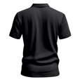 thumbnail image 6 of LADIGASU Men Casual Turndown Solid Pullover Fitness Sports Short Sleeves T Shirt Blouse, 6 of 9