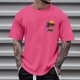 thumbnail image 1 of Tops para hombre, blusas y camisas de cuello redondo y manga corta para hombre, blusas casuales de cuello redondo con estampado de moda para hombre, blusas de cuello redondo y manga corta para hombre., 1 of 4