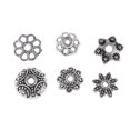 thumbnail image 3 of 150 Pieces Assorted Alloy Flower Beads Cap DIY Jewelry Making Findings Craft, 3 of 8