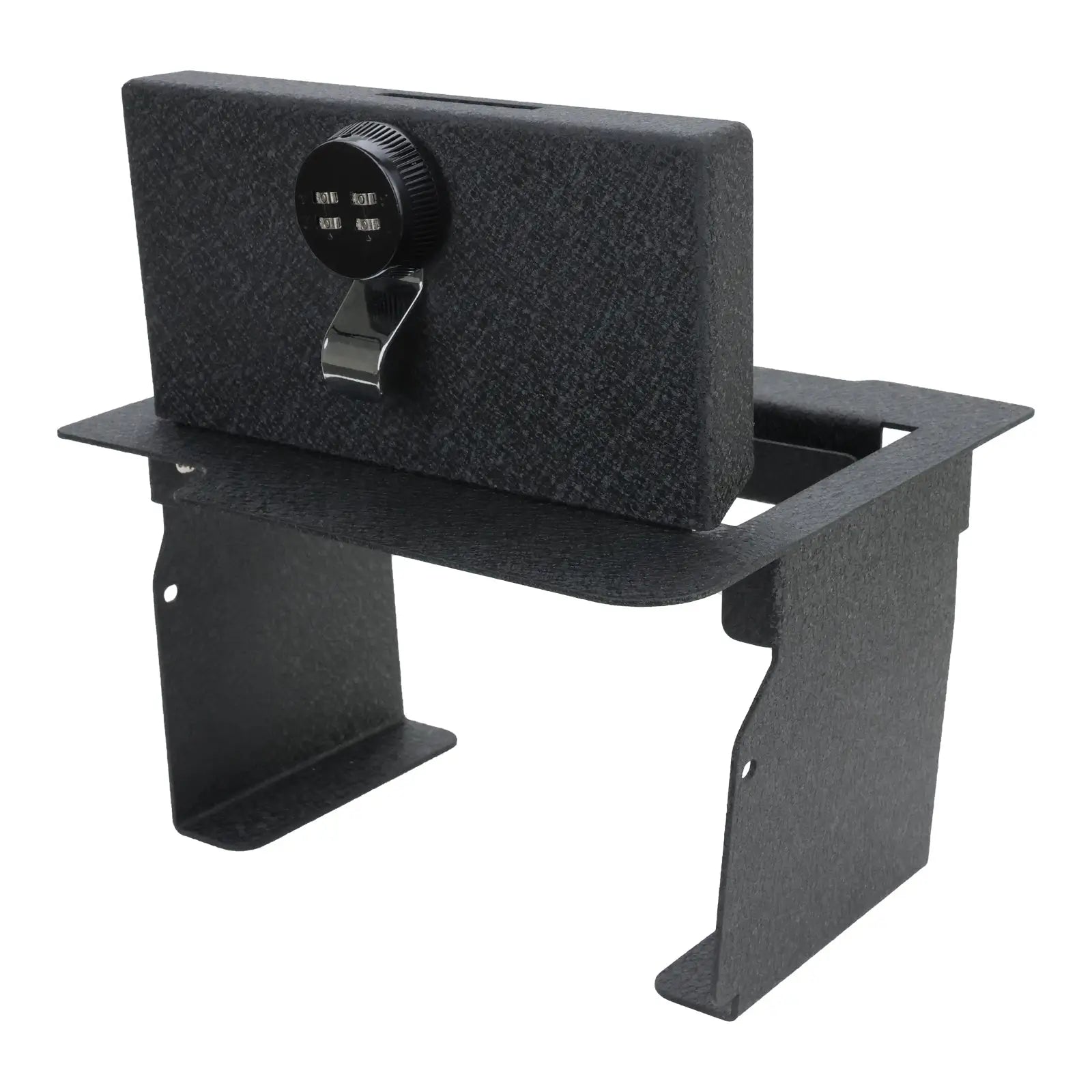 Center Console Gun Safe Vault - WASAI Console Lock Box Compatible with 2013-2018 Dodge Ram 1500/2500/3500 with CD Player with 4-Digit Combo Lock.