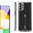 thumbnail image 1 of Shockproof Bumper Phone Case for Samsung Galaxy A23 5G, with Tempered Glass Screen Protector, by OneToughShield ® - Arrow, 1 of 3