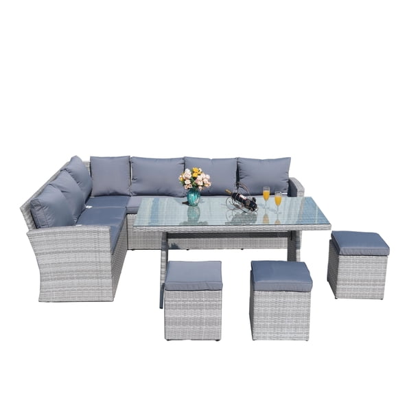 Direct Wicker Outdoor Furniture Sectional Sofa Set Wicker Furniture