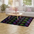thumbnail image 3 of Paw Print Carpet for Home Decoration Soft Comfy Rugs for Bedroom Living Room Bathroom Entrance Non-slip Comfort Mat, 3 of 7