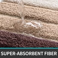 thumbnail image 4 of Alfombrilla de baño gris de 1 pieza, antideslizante, superabsorbente, lavable a máquina, de microfibra, absorbente para el suelo del baño, 4 of 4