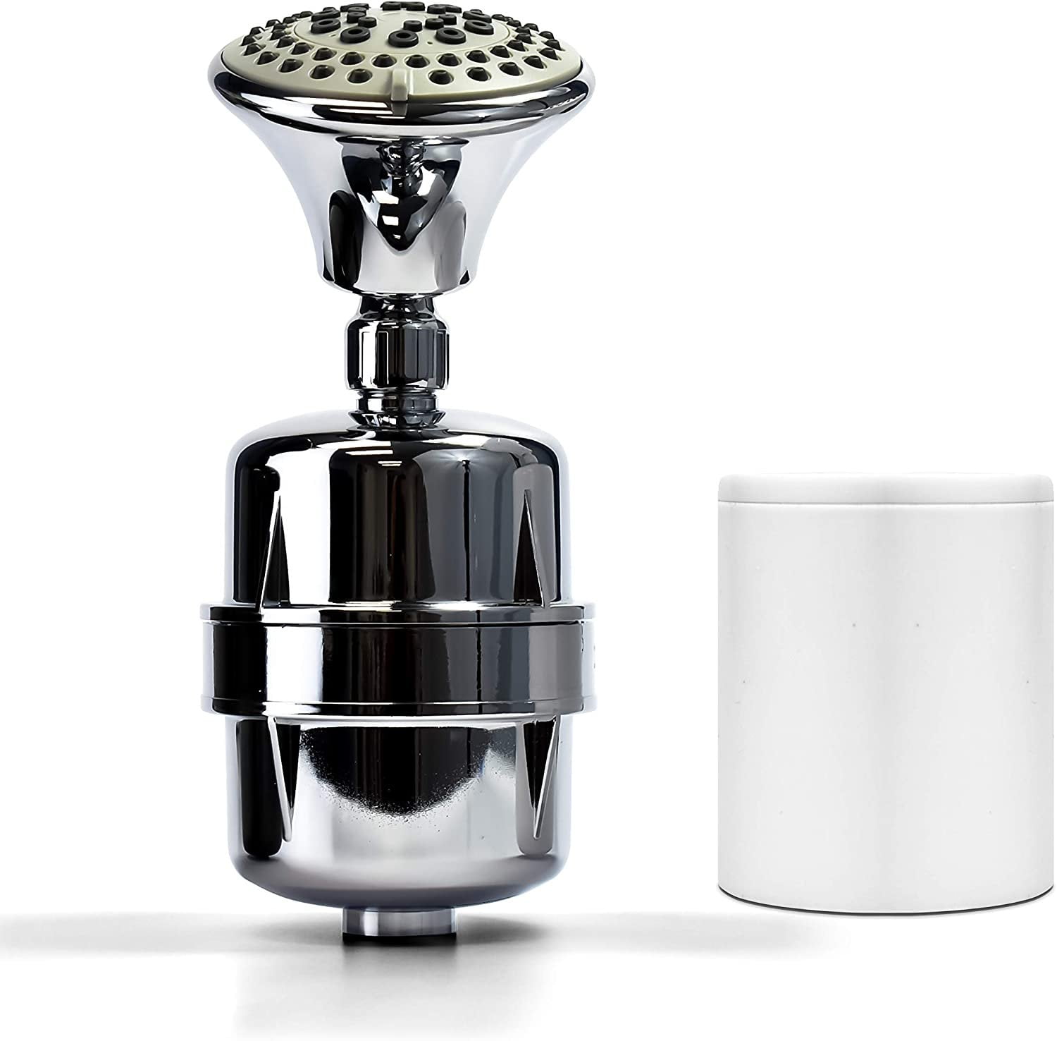 Propur Chrome Shower Filter w/ 5 Function Massager Head ProMax Water