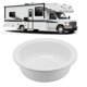 thumbnail image 4 of Fregadero De Tocador, Fregadero Marino Blanco, Moderno, Fácil De Limpiar, 375x130mm Para Autocaravana Y Yate, 4 of 8