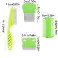 thumbnail image 3 of WLAGOOD Pet Grooming Combs 4 Piece Set,Flea Comb for Dogs Cats,Hair Comb,Flea Comb,Lice Comb,Tear Stain Remover Comb,Stainless Steel, Durable, Multifunctional, for All Breeds & Hair Types, 3 of 8